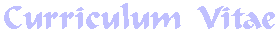 Curriculum Vitae